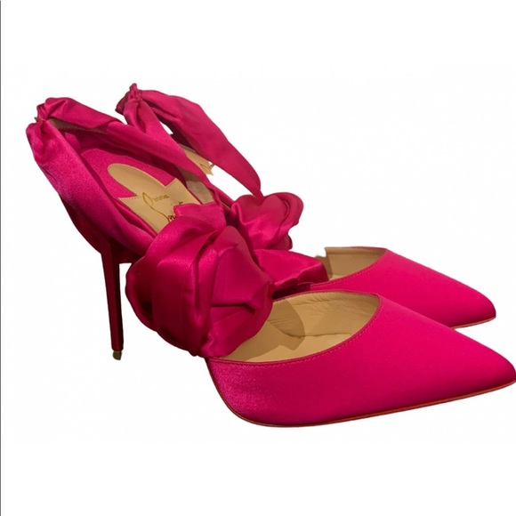 CHRISTIAN LOUBOUTIN
Douce du Desert 100 Satin Rose Pump 39 - Picture 6 of 10